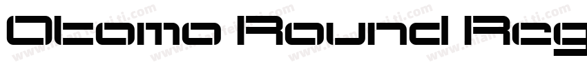 Otomo Round Regular字体转换